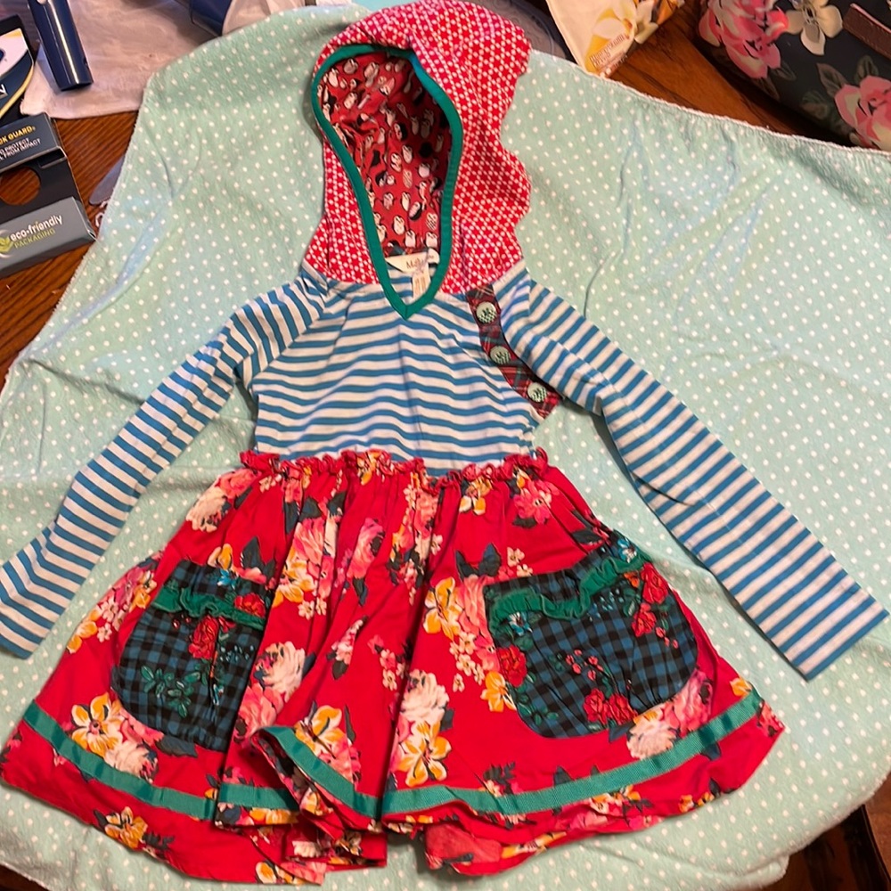 Matilda Jane Christmas Dress with Hood